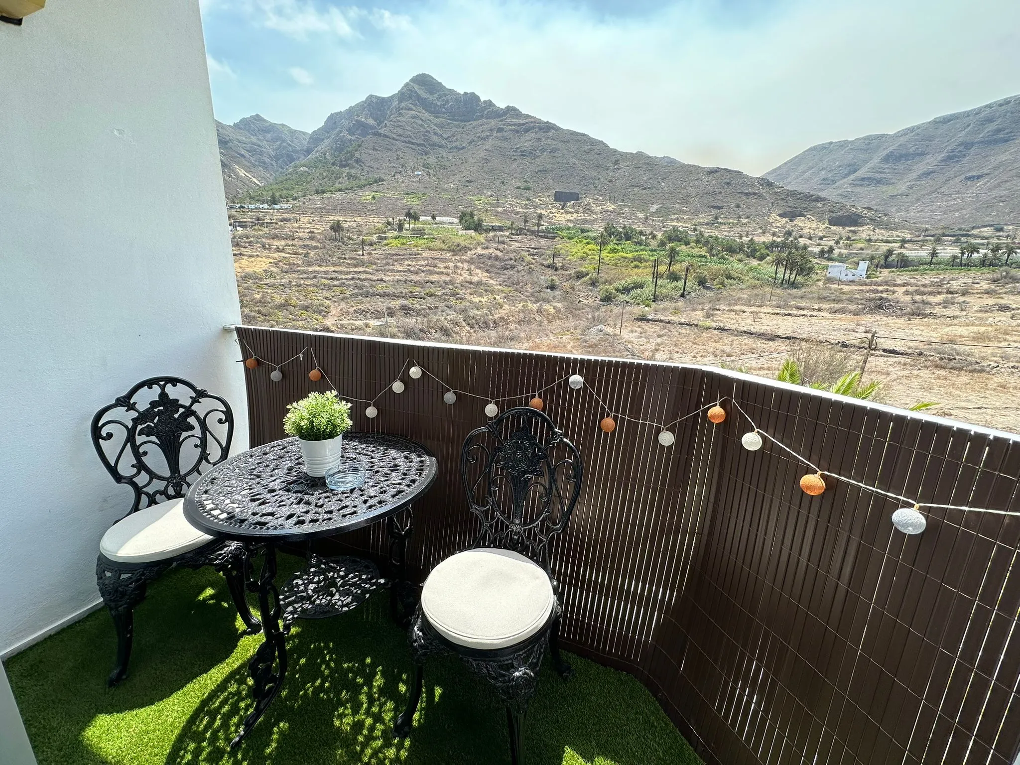 Terraza privada con vistas