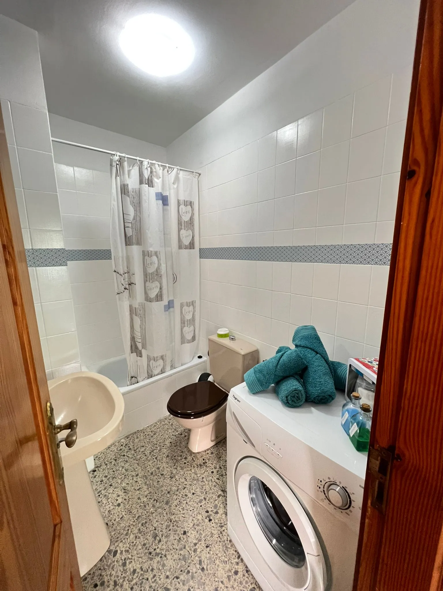 Zona de lavado junto al bano