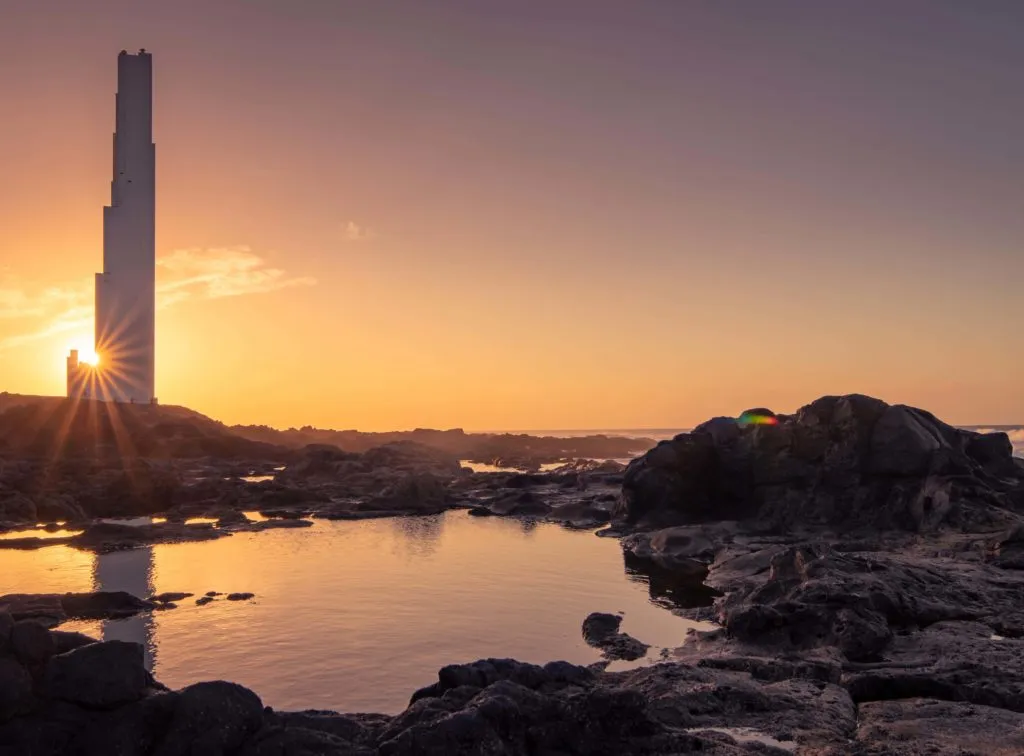 Punta del Hidalgo, costa rocosa de Tenerife